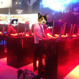 Illustration for article titled What If There Were Tons Of Cats Roaming E3 And No One Noticed?